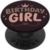Birthday Girl Corona da principessa per compleanno, ragazza, carina, festa, celebrazione PopSockets PopGrip Adesivo