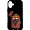 Bearded Lighter Outfit Custodia per iPhone 16 Plus Fantastico accendino con baffi e baffi, per adulti e bambini