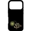 Mermaid Ronnie Custodia per iPhone 17 Pro Scheletro rana pescatrice con lampadina incandescente, pesce bioluminescente