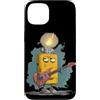 Guitar Lighter Outfit Custodia per iPhone 13 Accendino scontroso con fiamme e costume chitarra elettrica