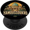 Ivory Coast Souvenir Gift Regalo vintage Yamoussoukro Costa d'Avorio PopSockets PopGrip Adesivo