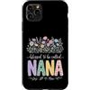 Nana's Garden Prints Custodia per iPhone 11 Pro Max Design floreale con scritta Blessed to be Callled Nana