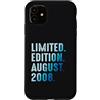 Limited Edition August 2008 Legendary Ye Custodia per iPhone 11 Agosto 2008 Compleanno 2008 Edizione Limitata