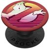 Ghostbusters 80s Neo Logo Synthwave Cool Zuul Vintage Tramonto PopSockets PopGrip Adesivo
