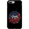French Expressions Custodia per iPhone 7 Plus/8 Plus Bandiera della Francia della cultura francese di Vin Pain Fromage