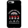 Regalo Vintage Retrò Collezione Anno Mem Custodia per iPhone 7 Plus/8 Plus Legends Are Born In The Year 1953 Anno Leggendario 53 50er
