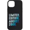 Limited Edition August 2008 Legendary Ye Custodia per iPhone 15 Plus Agosto 2008 Compleanno 2008 Edizione Limitata