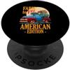 Sunshine Gardening Vegetable Garden Gard FARM TO FIN AMERICAN EDITION PopSockets PopGrip Adesivo