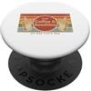 Maglietta Estiva Vacanza Al Mare Sole Re Maglietta Estiva Vacanza Retro Beach Vintage Sun Coffee PopSockets PopGrip Adesivo