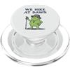 Dawn Trail Frogs Noi Escursionismo Alba Rana Escursionista Trekking Alba PopSockets PopGrip per MagSafe