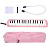LiebeWH Melodica 37 Tasti Tastiera Melodica Strumento Musicale a Fiato per Principianti Formazione Professionale con Facile Installazione(rosa)