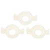 BESPORTBLE Supporti a Molla Facili da Installare e Sostituire Bianco 3 Pezzi in Plastica Accessori per Riparare Tromba per Pistoni Tromba