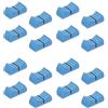 Supertool Manopole Slider Fader, 16 pezzi, manopole di ricambio per regolazione del volume della console della chitarra, 24 x 12 x 11 mm (blu)