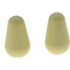 KAISH 2pcs Chitarra 5 Vie Pickup Selettore Interruttore Punta Interruttore Cap Interruttore Manopola per USA Stratocaster/Stratocaster Bianco invecchiato
