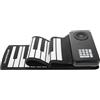 UPKOCH Pianoforte Elettronico Portatile 88 Tasti in Silicone Pieghevole con Altoparlante Integrato Alimentato a Batteria Tastiera per Principianti per Viaggi