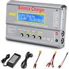 Haisito Caricabatterie RC LiPo Li-Ion NiMH 80W 6A bilancia perfetta