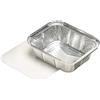 Papstar 14512 Shell in Alluminio, Alluminio, Argento, 10 x 12 x 14.50 cm