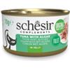 Schesir tonno con alghe (gelatina) cibo umido per gatti (lattina) 2 confezioni (24 x 70 g)
