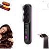 Lyoveu Bellabrush Pro,mini spazzola lisciante,spazzola riscaldata portatile,Bellabrush Pro Hair Brush,Adjustable Temperature Anti-Scald,cordless Hair Straightener Brush,Heated Hair Brush for All Hair Types