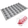 DUBENS Stampo per torta in silicone di mirtillo 35 grotta lampone fragola dessert posizionamento decorazione stampo fondente pasticceria cottura