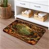 Generic Tappetino da bagno con paesaggio autunnale, ad asciugatura rapida, motivo natura rustica, assorbente, antiscivolo, accogliente, in memory foam, lavabile, per autunno e Ringraziamento, decorazione per