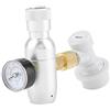 AUNMAS Distributore di Caricatore del Caricabatterie della Birra Keg CO2, Regolatore CO2 Caricatore Disconnetto Kit di Caricabatterie Kegerator CO2, 16G Disconnect Rapido 'adattatore (0-60PSI) (0-150PSI)