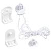 EasyByMall Kit di riparazione per tende a rullo, 25 mm, in plastica, ricambio per tende a rullo, per aste per tende/staffe per tende oscuranti