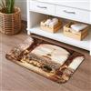 Generic Tappetino da bagno romantico vintage Torre di Parigi ad asciugatura rapida, assorbente, antiscivolo, decorativo, lavabile, per bagno, WC, 50 x 81 cm
