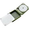 QAZWZG Porta Filato Portatile Per Uncinetto E Maglia Portafilo Portatile For Lavorare A Maglia All'uncinetto, Scatola Girevole Pieghevole Con Doppio Avvolgitore(Green,Single with Storage)