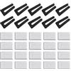 Supertool Kit di bilanciamento delle pale del ventilatore da soffitto con 20 pesi autoadesivi 5G e 10 clip di bilanciamento del nero per ruotare silenziosamente e senza intoppi (10 set)