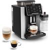 Krups Sensation Milk M50, Macchina Caffè Chicchi con Touch Screen Intuitivo, Tecnologia Milk Maestro per Creare 6 Bevande, Serbatoio del Latte Integrato, Pulizia Automatica, 1450 W, EA912E, Argento