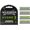Wilkinson Sword Lame di Ricarica Wilkinson Hydro 3 Skin Protection, Confezione con 4 Ricariche Trilama, Lame di Ricarica per Uomo, Compatibili con Manico Rasoi Hydro