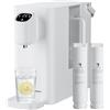 SusGreenable CIARRA X SusGreenable Depuratore Acqua a Osmosi Inversa da Tavolo, Acqua Calda Istantanea 3s, 5 Temperature, Filtro RO 4 Stadi, Serbatoio 2,4L, TDS Display, Senza Installazione