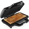 Tristar Macchina per Waffle Fries WF-1171, 1000 watt, Acciaio inossidabile, 15 waffle per volta, Argento/Nero