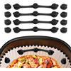 Carehabi 12 Pack Calamite per Friggitrice ad Aria Fibbia Magneti Resistenti Alle Magneti per Fissare Carta Forno della Friggitrice ad Aria Clip Magnetiche Silicone Airfryer Accessori
