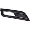Riloer Copertura per griglia del paraurti dell'auto, copertura per fendinebbia anteriore, copertura per fendinebbia, compatibile con Audi A4 Quattro B8 B9, lato conducente sinistro