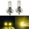 Baceyong Lampadine LED per auto, 2PCS H1 10W anti-nebbia/fari anabbaglianti/luci diurne, adatte per auto, furgoni, SUV con 10 LED, luci gialle