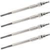 Kacepar Set di candele diesel per auto, riscaldatore in metallo, compatibile con Audi A3 8P1 8PA 2003-2013 MN980234 N105798020 100266009