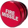 Baceyong Per tutti i veicoli con alimentazione standard da 12 Volt - Fire Missile rosso in alluminio antipolvere, presa accendisigari per veicoli, decorazione auto in alluminio anodizzato