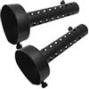 Baceyong 35mm/48mm/72mm Universale DB Silenziatore di Scarico Moto DB Silenziatore di Scarico, Argento/Nero