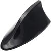 Baceyong Antenna radio AM/FM a forma di pinna di squalo in ABS per auto, camion, SUV, nero/argento