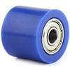 HEEPDD Cursore a Rulli per Puleggia Catena 8mm 10mm Ruota Tendicatena, Cuscinetti per Carichi Pesanti per Motociclette ATV Dirt Pit Bikes, Motore di Allineamento Avanzato Universale (Blu 8MM)