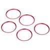 Kuuleyn Anello decorativo per presa d'aria, copertura per presa d'aria per auto in lega di alluminio, adatta per Cla Gla classe 13-1 rosso