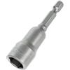 SENRISE Set di chiavi a bussola magnetiche con codolo esagonale da 12mm, per trapani, avvitatori e adattatori., grigio