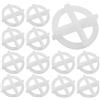 Supertool 100 pezzi Sistema di livellamento delle piastrelle con distanziatori a croce Strumenti riutilizzabili per il posizionamento delle piastrelle a croce per l'allineamento del pavimento (distanza di 1 mm)