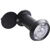 Funnytek Spioncino in ottone massiccio a 220 gradi, foro di spionaggio grandangolare, foro di sicurezza per porta d'ingresso, fori per porte spesse 35-60 mm, foro spioncino, spioncino per porte di sicurezza,