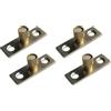 tooloflife 4 pezzi guida per porta scorrevole, fermaporta localizzatore con diametro 10mm, rotella di guida per pavimento porta armadio casa