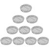 TopHomer 10 Pezzi di Griglia di Ventilazione Rotonda, 35mm Grigia in Plastica con Lamelle per Foro di Ventilazione per Bagno, Cucina, Armadio