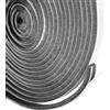 Funnytek Paraspifferi per porte, 10 m, paraspifferi per finestre, striscia autoadesiva a spazzola per porte scorrevoli e finestre, 9 mm (larghezza) x 5 mm (altezza)
