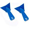 Supertool Cazzuola per angoli interni, 2 pezzi in plastica per cartongesso, cazzuola angolare a 90 gradi per fangare